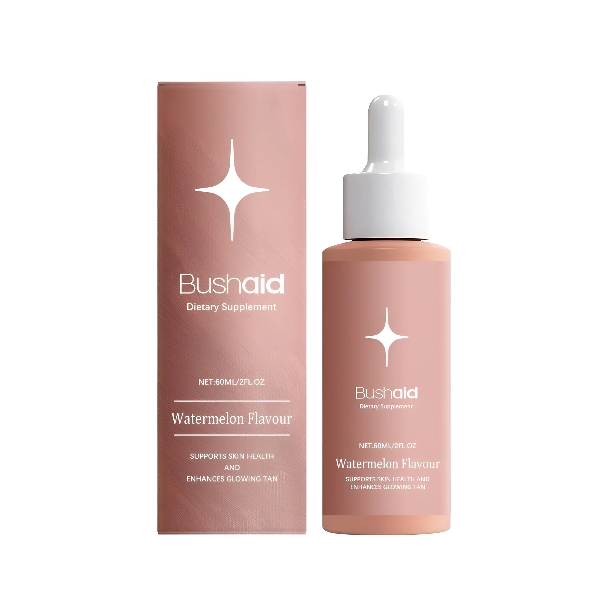 60ml bottle of liquid dietary supplement with dropper containing traditional Chinese medicine extract and vitamin B1