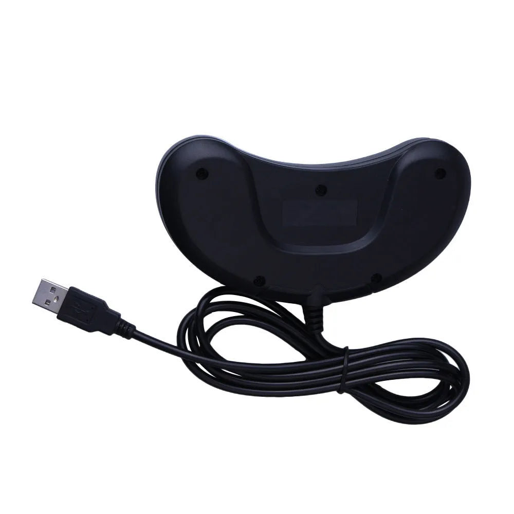 Black Sega USB PC game controller with a 1.8-metre cable on a desk.