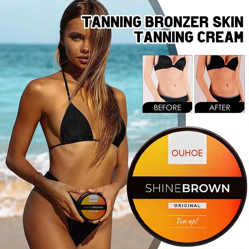 Combination pack of Intensive Tanning Luxe Gel body tanning cream and After Sun Aloe Vera Gel.