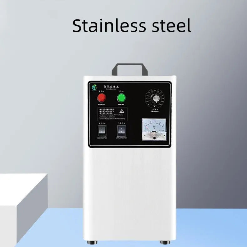Fruit and vegetable ozone generator in stainless steel or white finish with 20g/h capacity