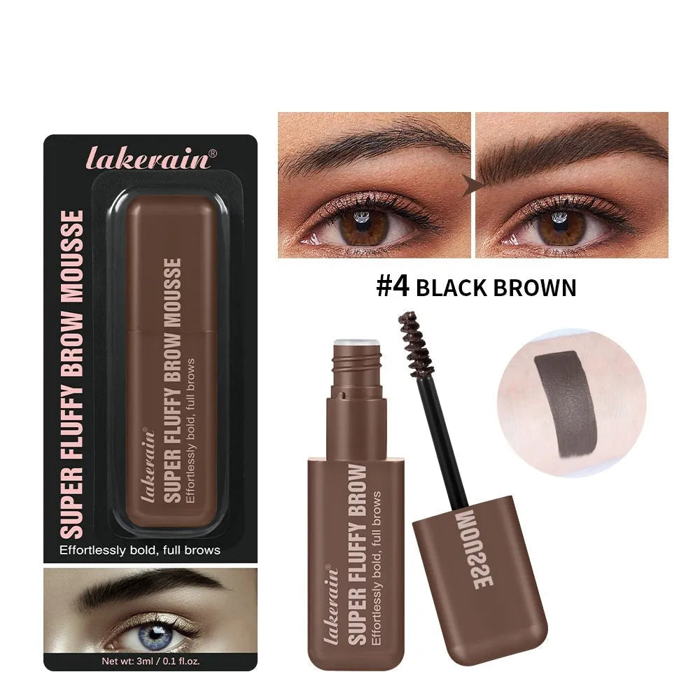Eyebrow shaping cream in six colour shades for three-dimensional brow definition