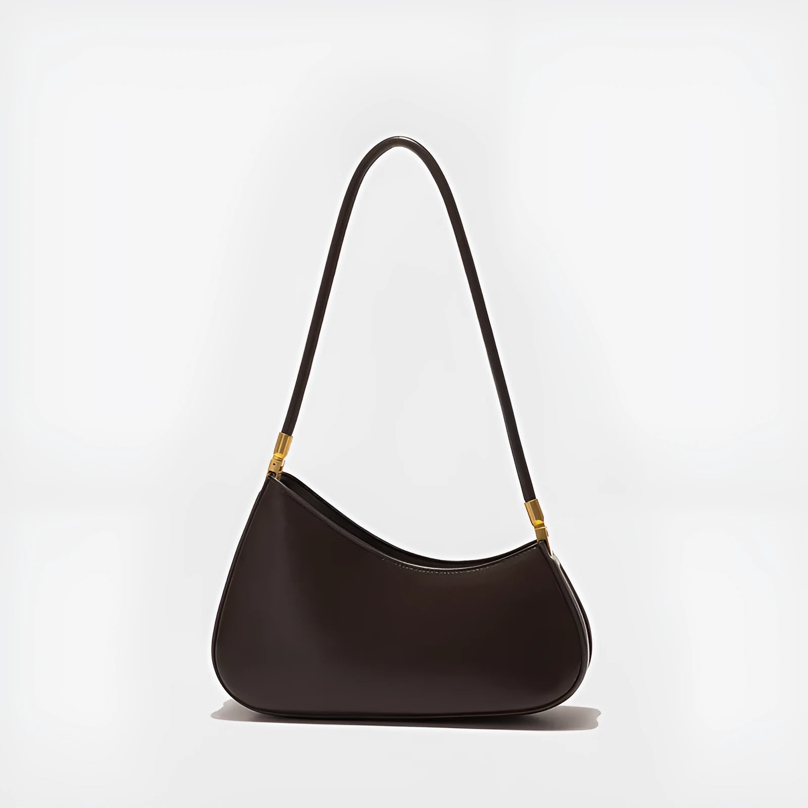 Women's oval shaped PU commuter handbag in multiple colours with internal zip compartment