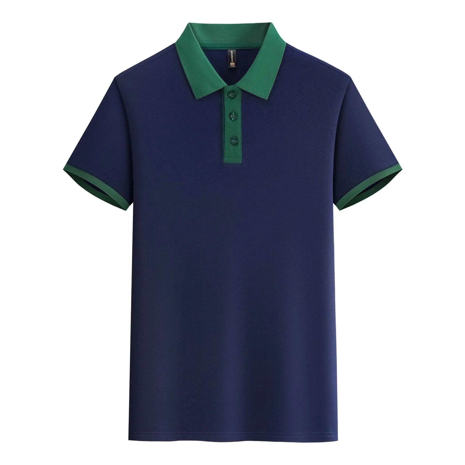 Catering ice silk overalls t-shirt short sleeve cotton mosaic print in burgundy brown collar