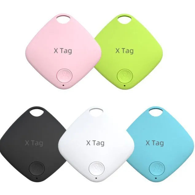 Diamond Global Bluetooth anti-loss tracker in five colour options on a keyring.
