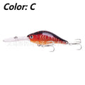 10.5cm floating rock mino fishing lure with long tongue board in multiple colour options