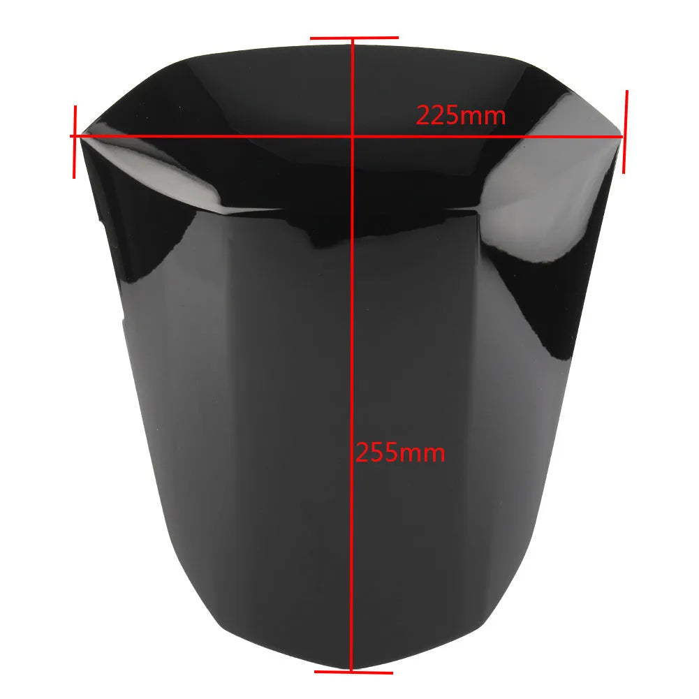 GSXR1000 motorcycle rear cowl seat cover in ABS plastic, shown in selected colour.