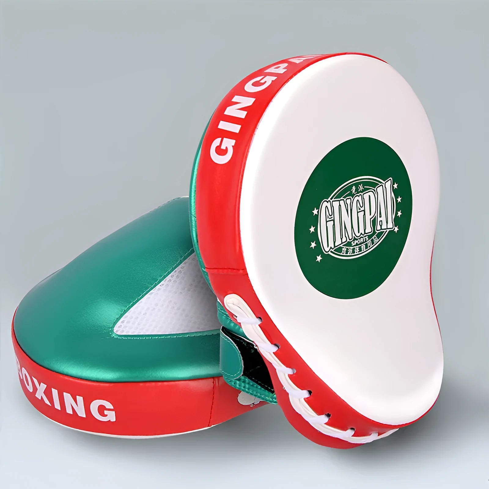 Gold or green vertical PU baffle target for boxing and sanda home training