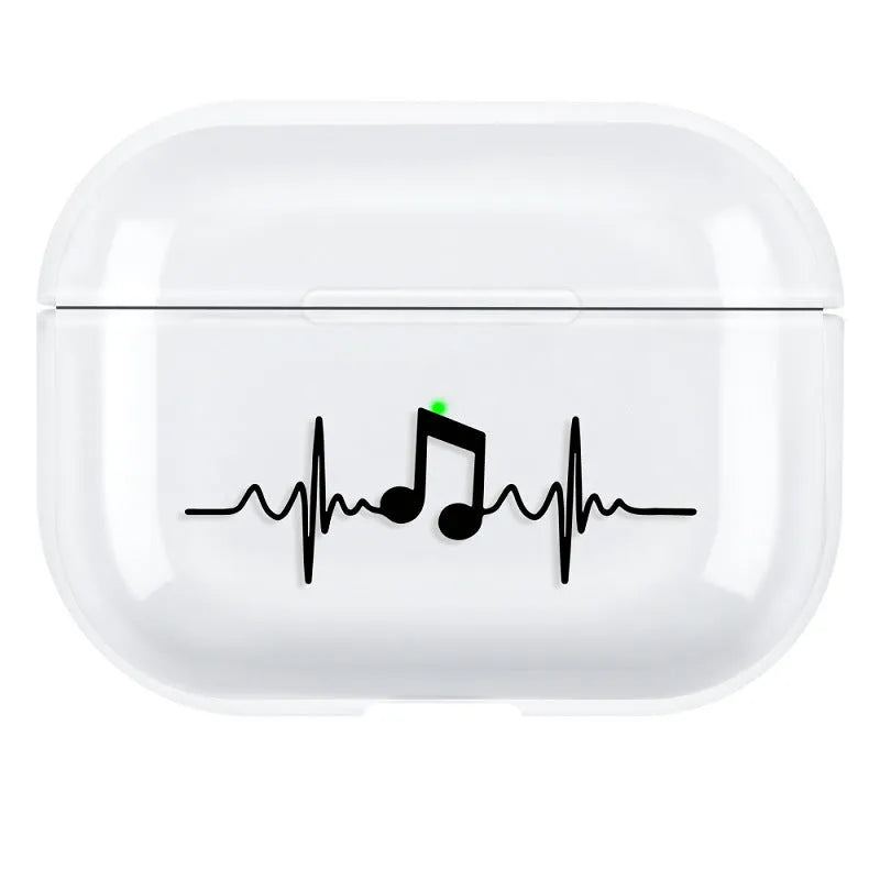 Simple solid colour PC plastic protective shell cover for AirPods Pro 3 case