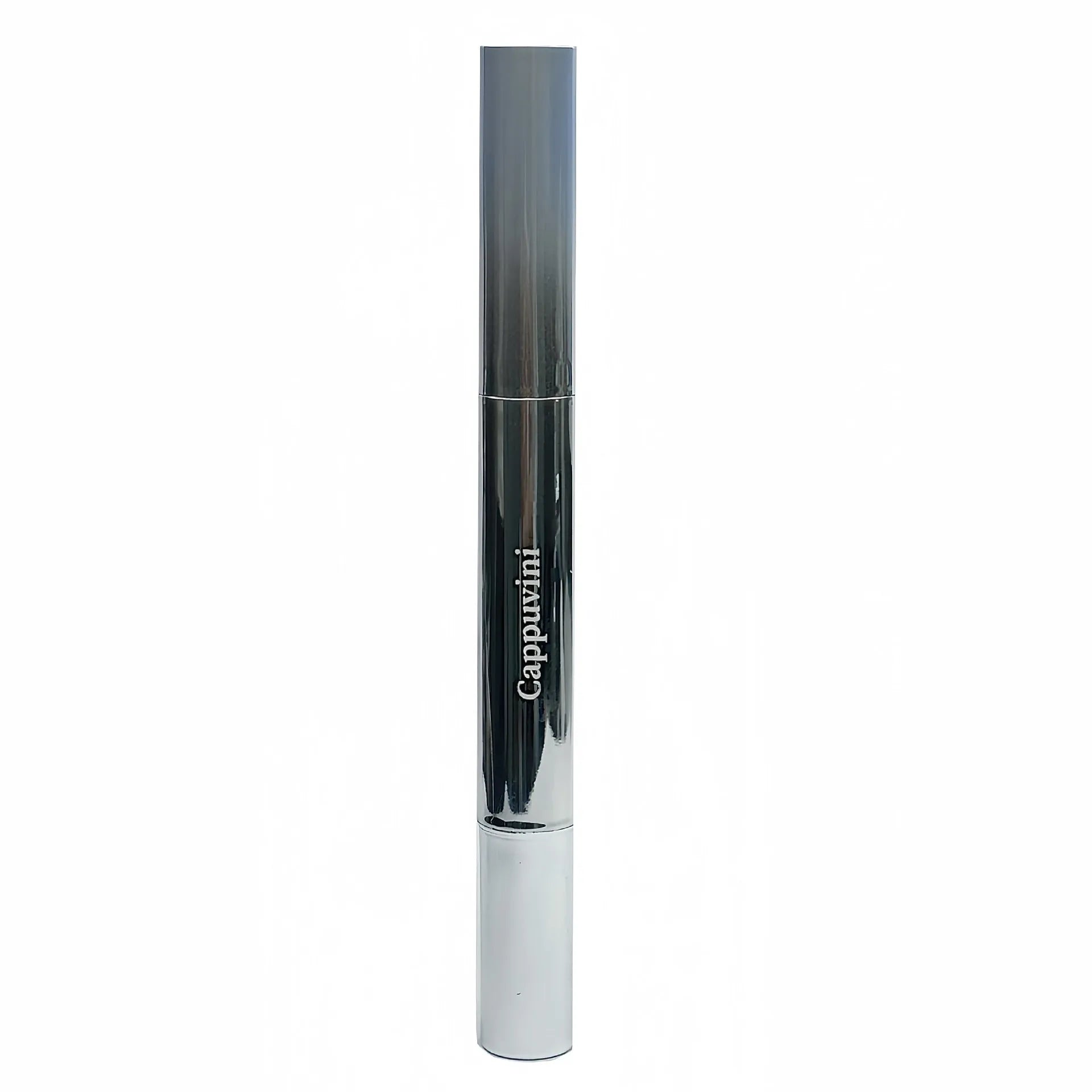 Mirror water light lip gloss tube showing six ice-tone colour options including almond ice and raspberry ice