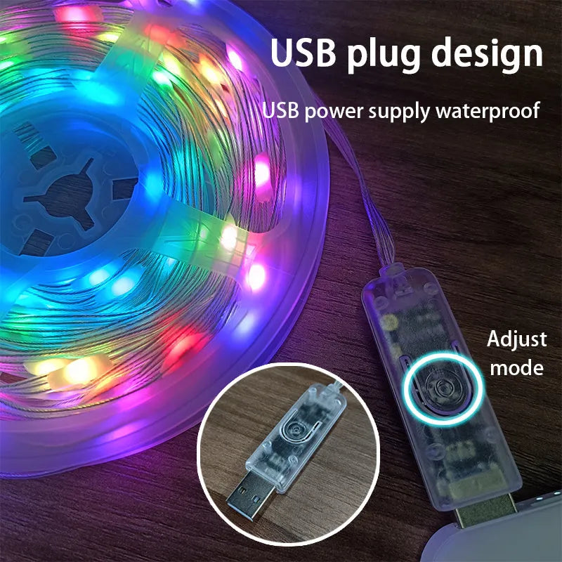 10 metre multi-colour LED party light string with 100 lights for festival decoration