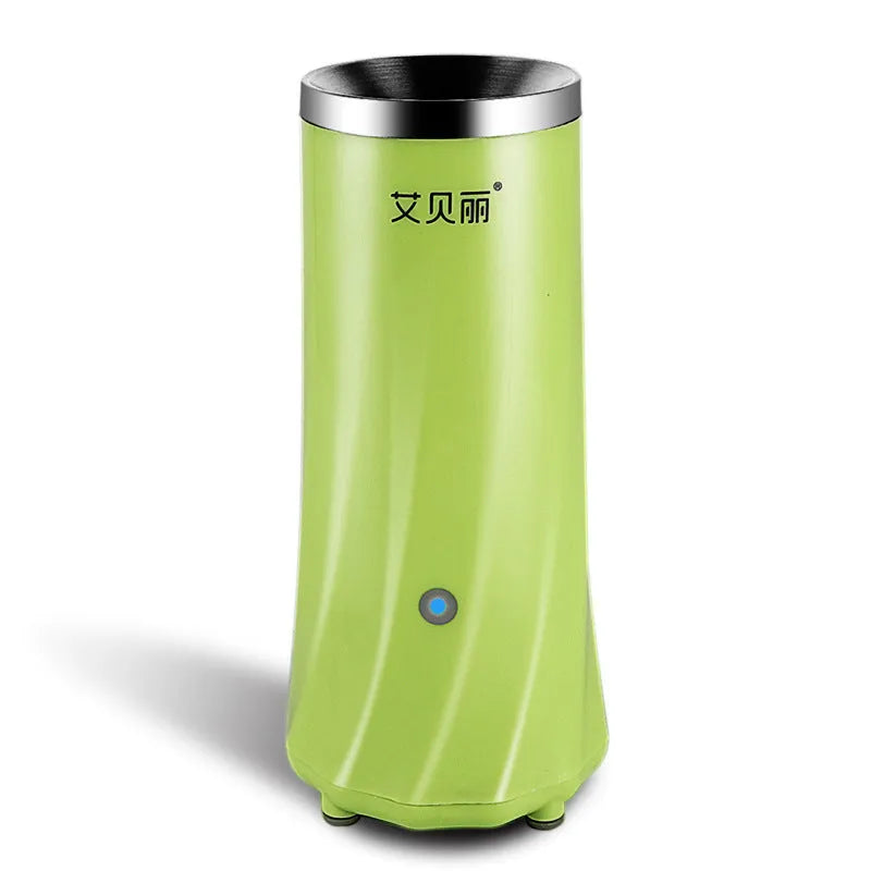 Mini breakfast machine in beige white or green colour with automatic function