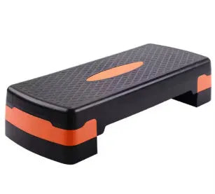 Fit Step Aerobic Stepper platform in grey, green, or orange colour options