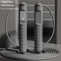 Skipping rope with bearing mechanism and ABS plastic handles for fitness training
