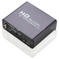 Black HDMI to DVI converter with coaxial 35 audio output and 1.5 metre cable