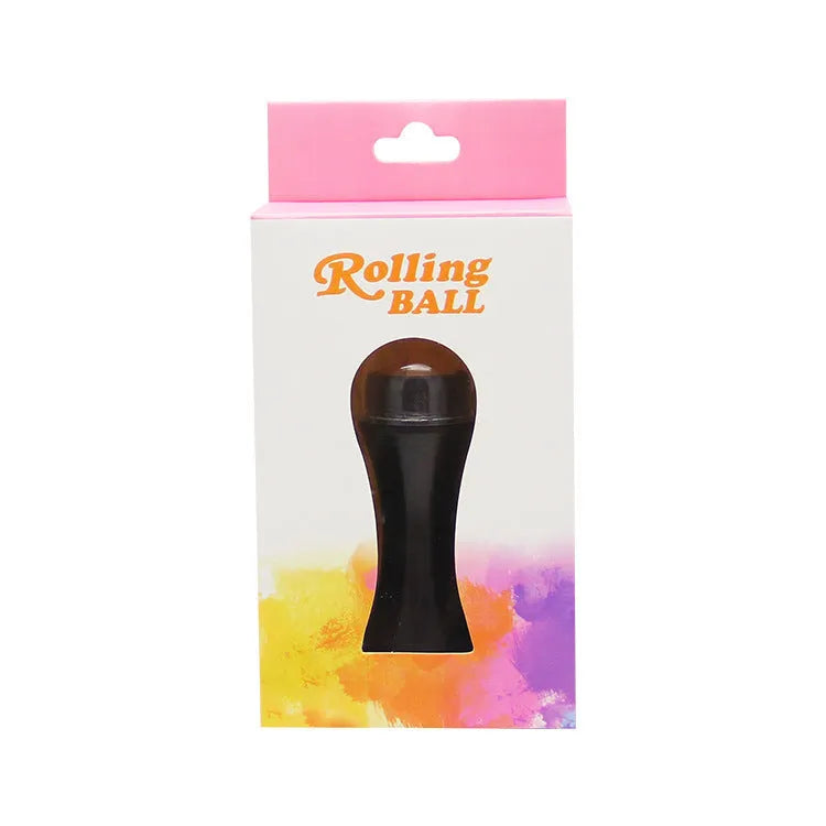 Volcanic stone reusable facial roller for oily skin control in four colours