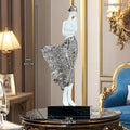 Light luxury modern simplicity sculptured ornament 48cm height in metallic finish
