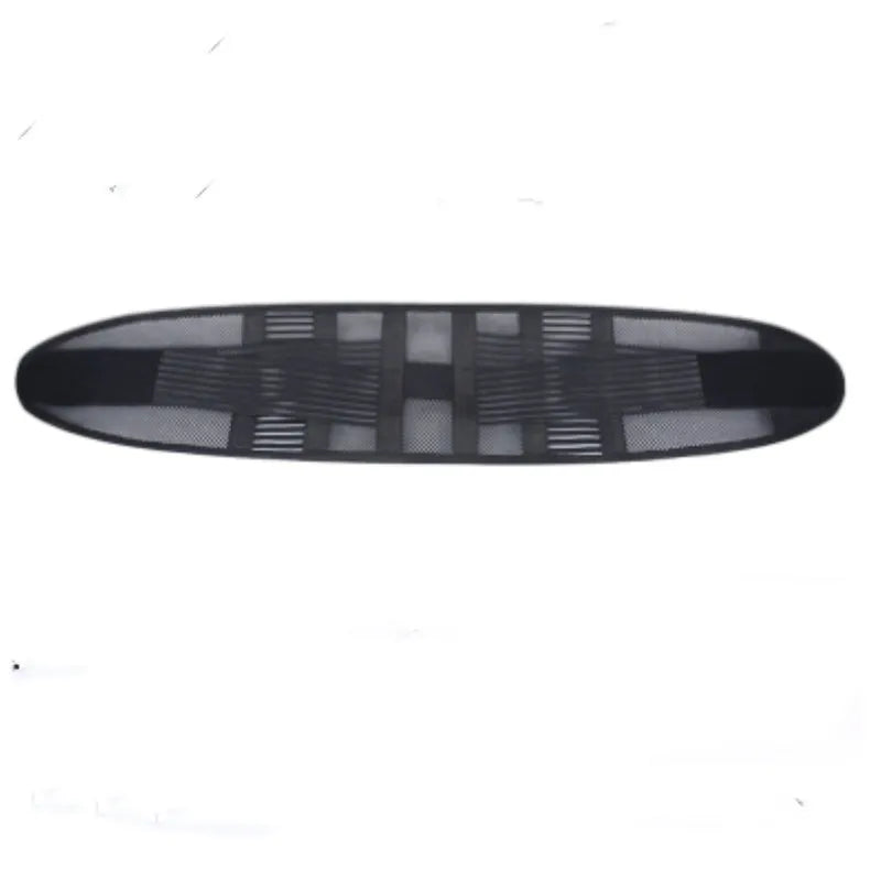 Black adult sports waist support belt with steel plate for lumbar protection during fitness activities.