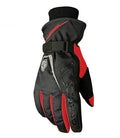 Scoyco Sai Feather MC21 waterproof cold-proof motorcycle gloves in red on display