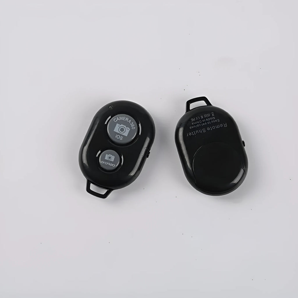 Black ABS Bluetooth shutter remote for mobile phone wireless selfie control