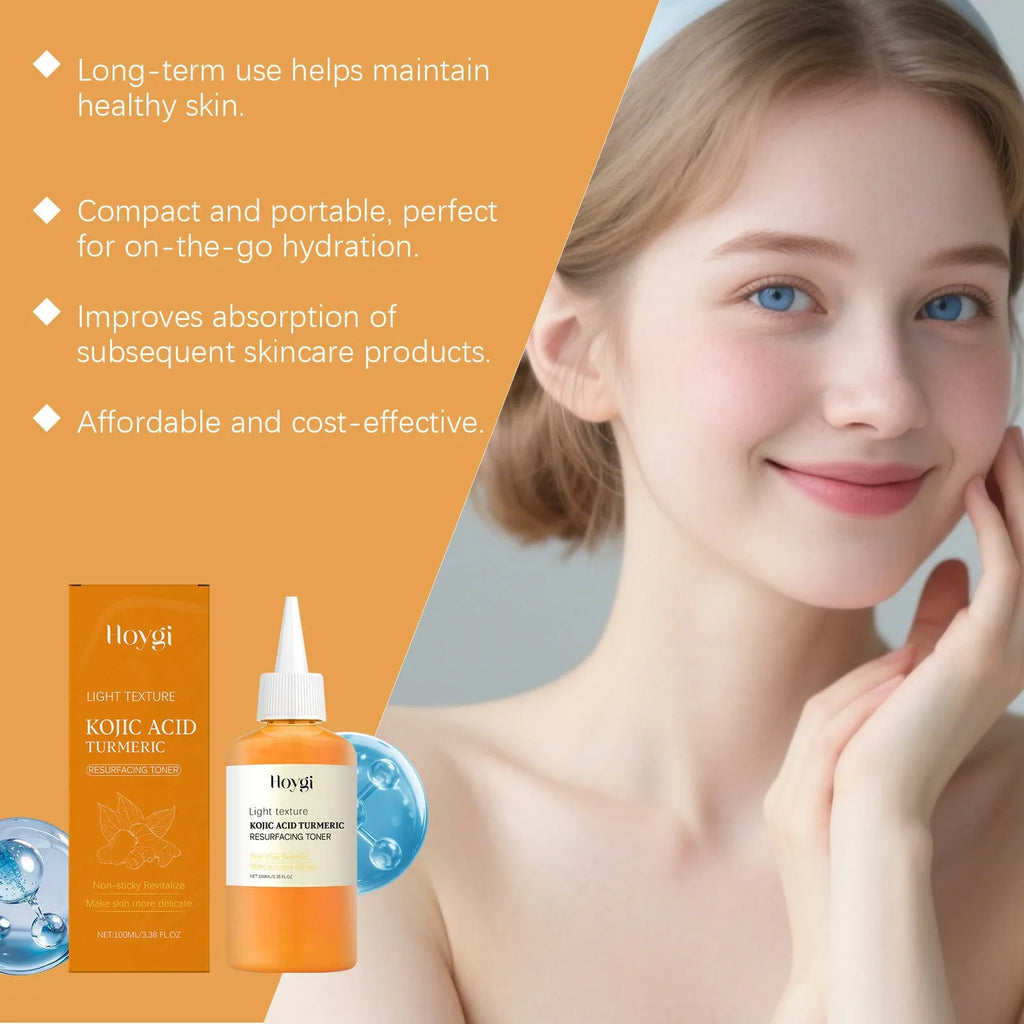 100ml bottle of Turmeric Moisturising Water, a non-oily facial toner.