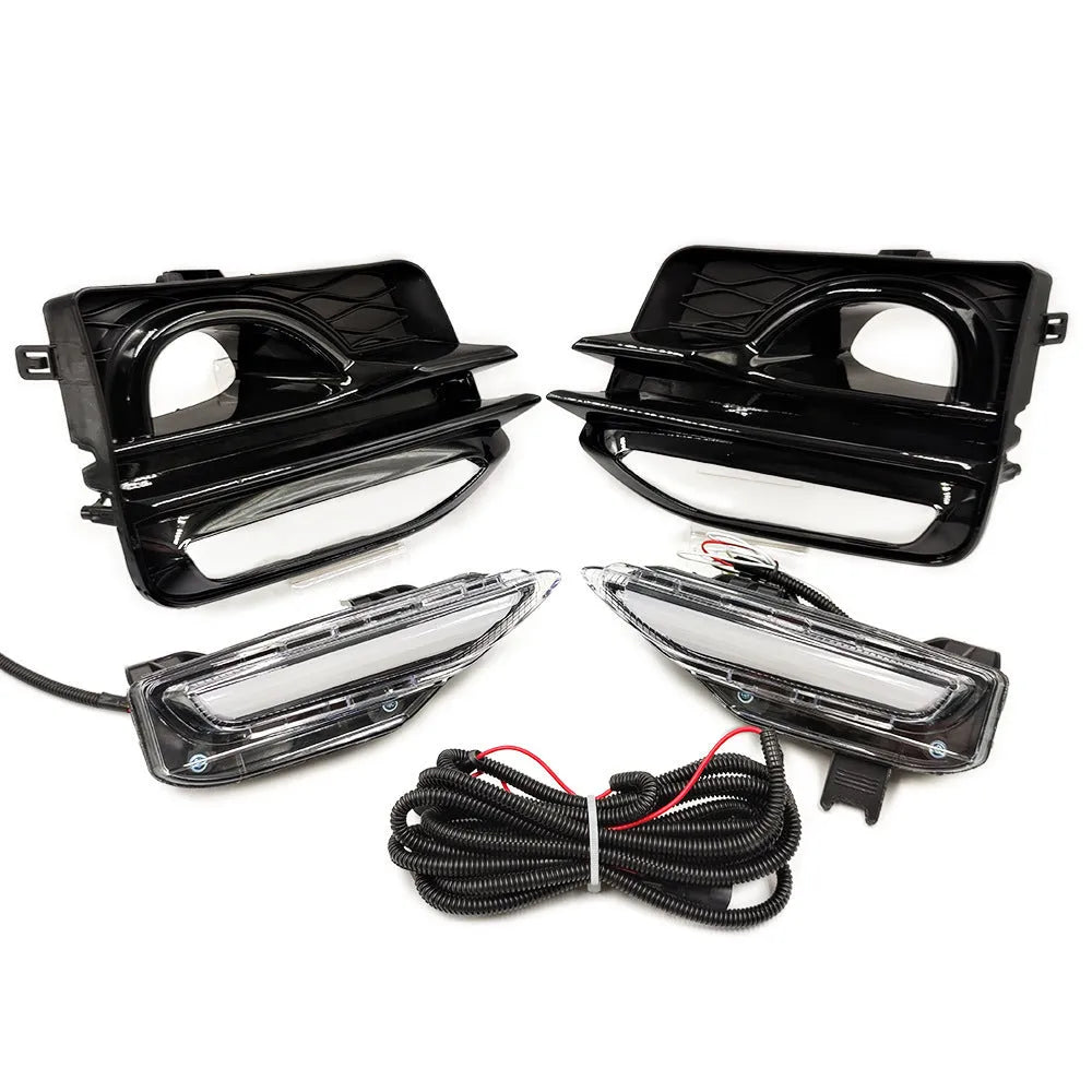 Infiniti Q50 Q70 front bumper LED turn signal fog daytime running lamp unit