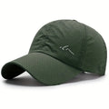 Korean-style adjustable baseball cap in polyester fabric for summer sun protection, shown in a selected colour