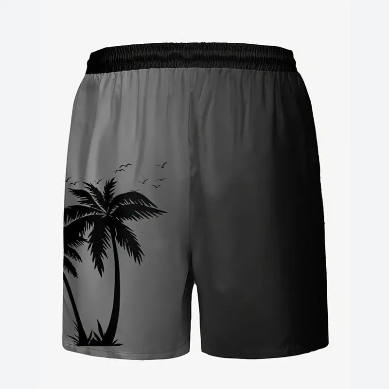 Men's loose fit polyester beach pants in sport style available in multiple colours and sizes including plus sizes