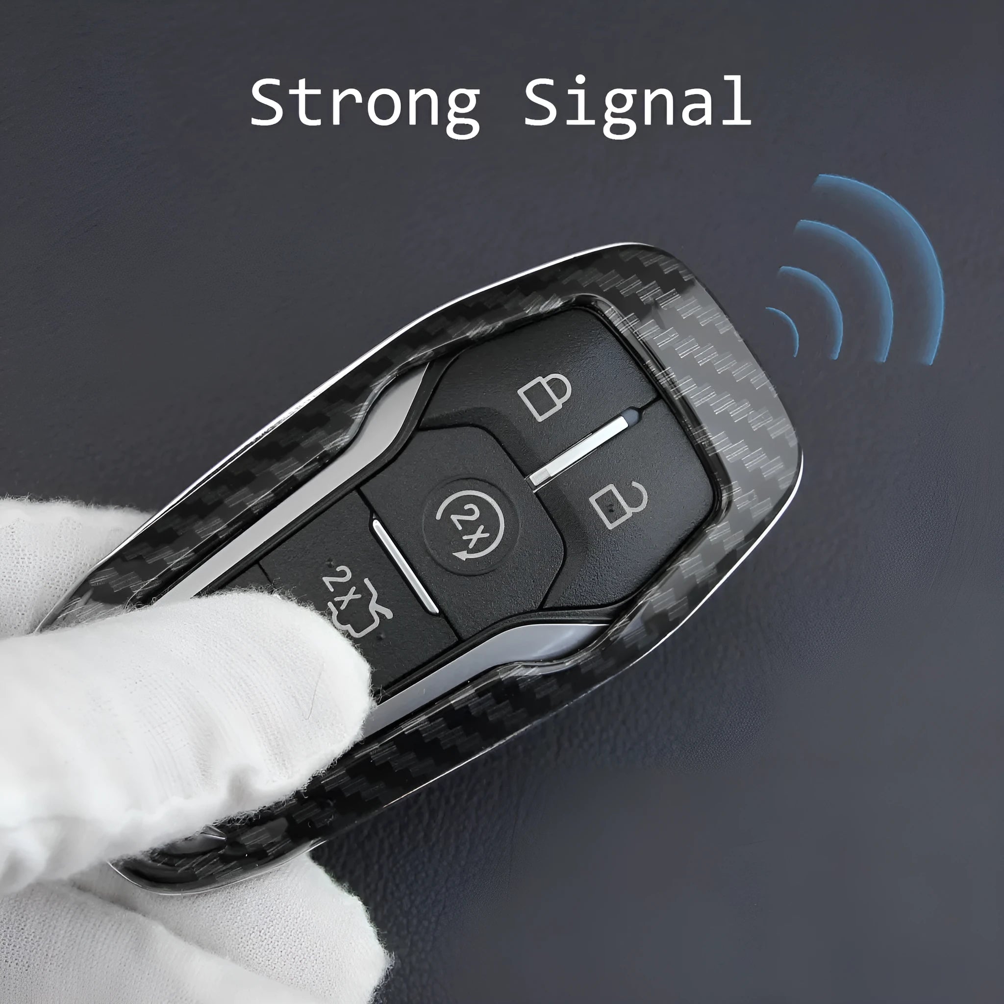 Plastic protective shell for a car key remote, shown in a single-shell design.