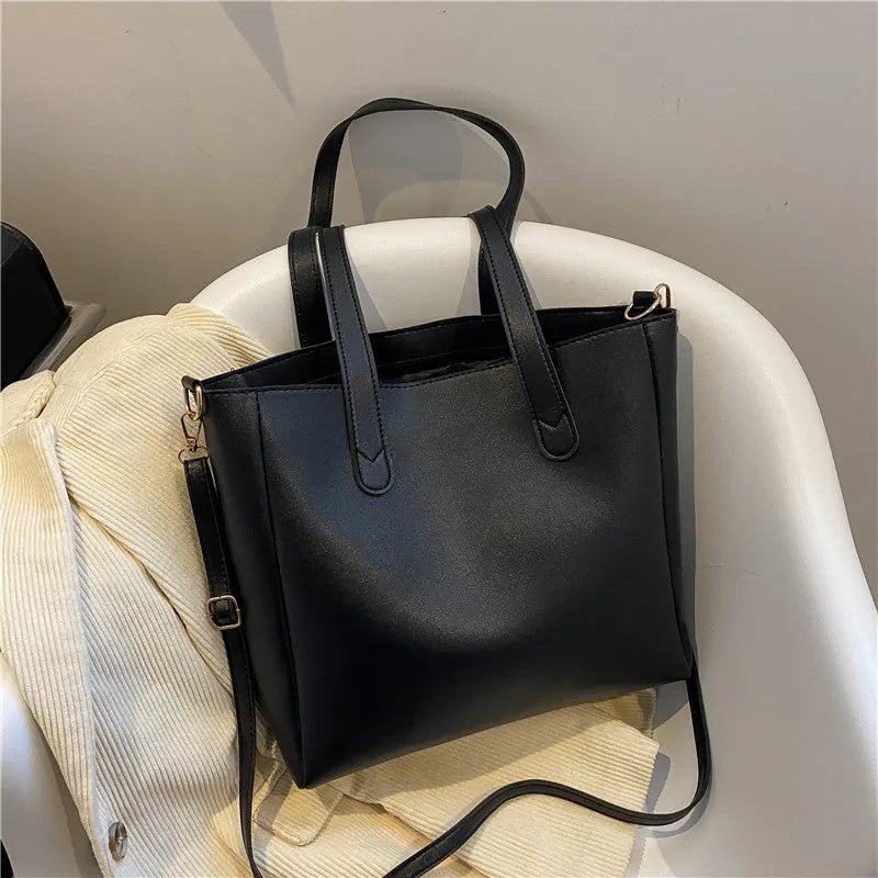 Single Shoulder Crossbody Bag For College Students Attending Classes Horizontal Square PU Messenger Bag With Pendant Options Black Brown White Yellow