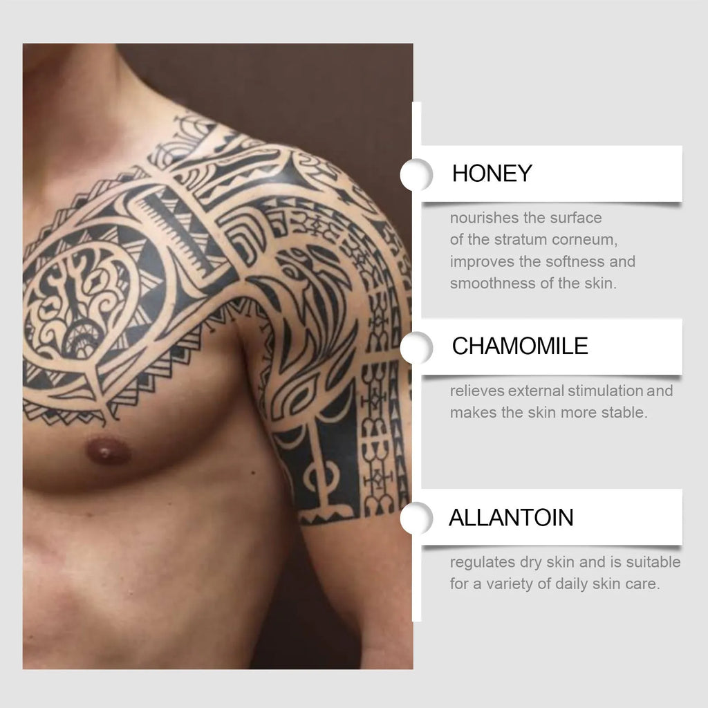 50g nourishing moisturizing skin tattoo neck cream with honey and chamomile