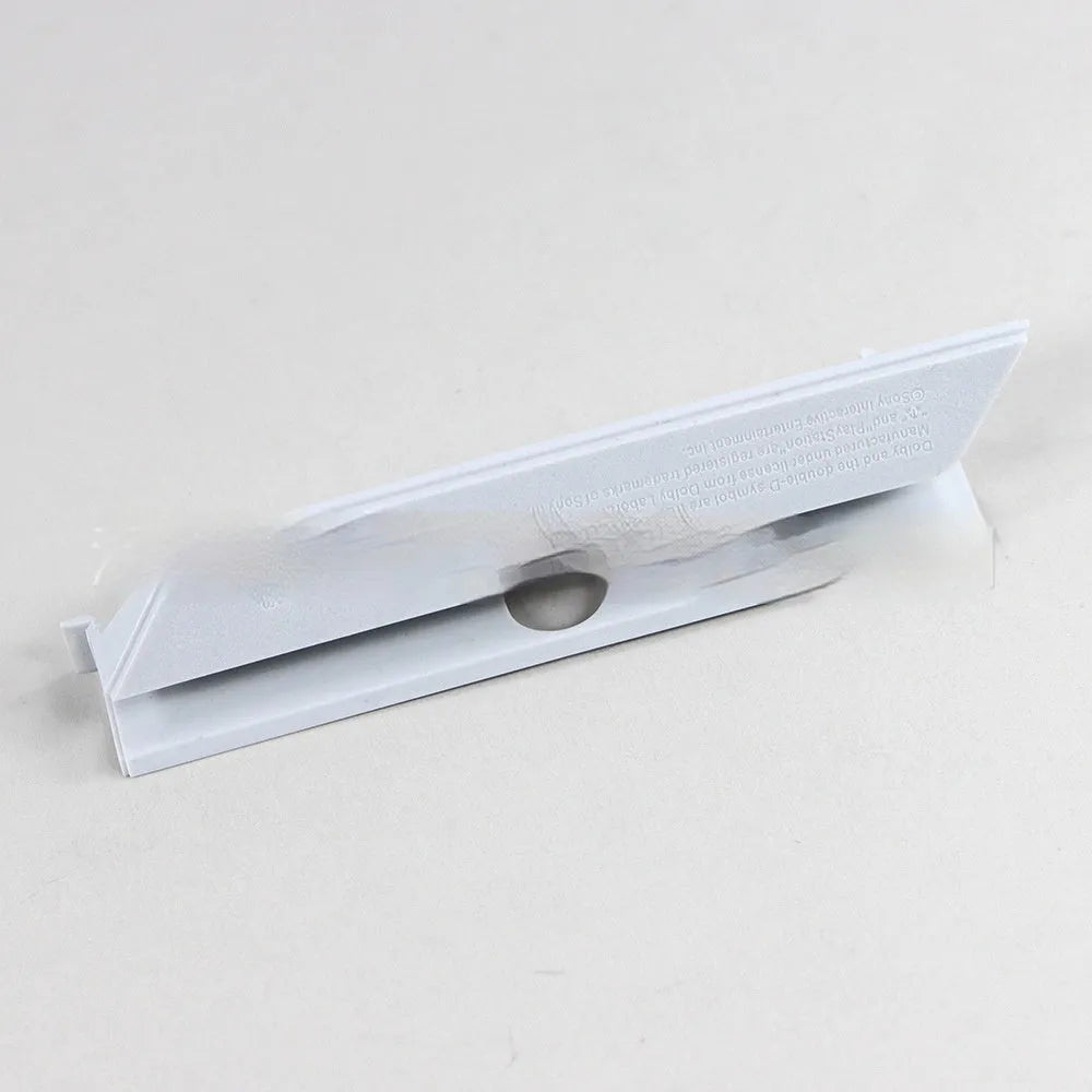 Black and white plastic hard disk baffle cover for PC case installation
