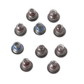 Ten small metal replacement screws for MacBook Pro A1502 A1398 A1425 bottom shell and speaker repair.
