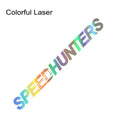 59cm long reflective vinyl car sticker in choice of nine colours for boot lid application.