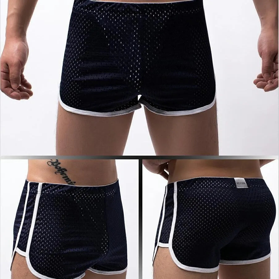 Men's cotton boxer shorts in multiple colours on a white background