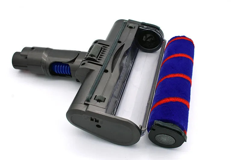 Dyson V7-V11 compatible electric floor brush head with soft velvet surface