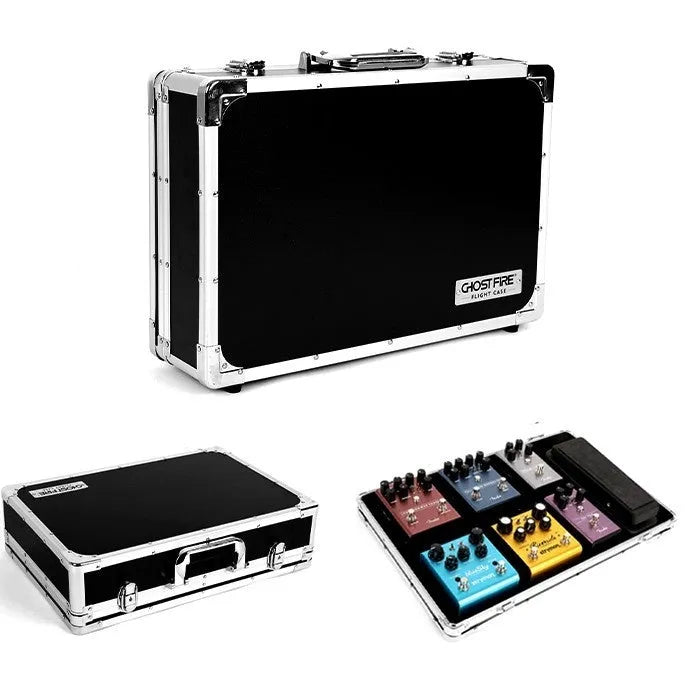 T-EC8 trumpet style guitar pedal flight box case for effect device storage and transport