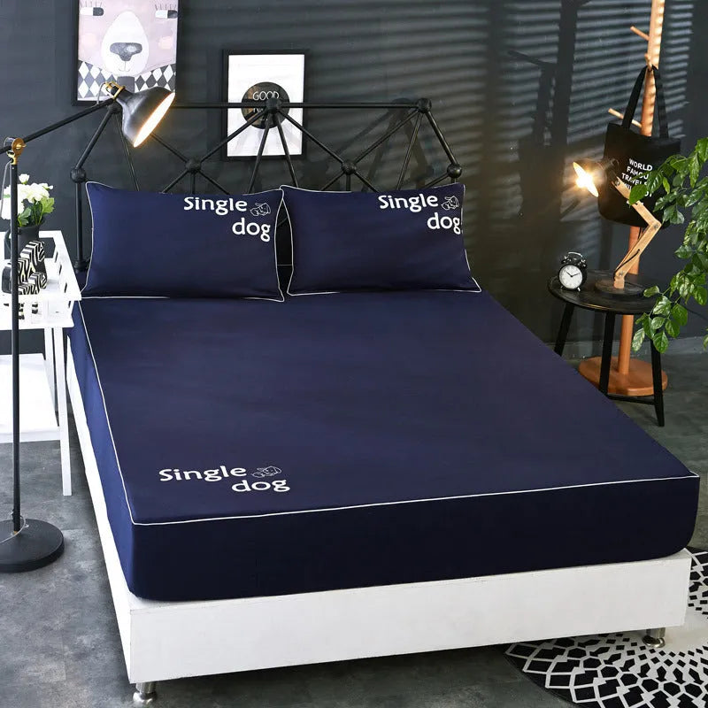 Beauty bed cover brushed bed skirt in breathable sanding fabric, available in multiple colours and sizes