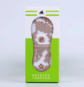 Combed cotton acupoint massage socks with Yongquan and gonad pressure points in black blue and white