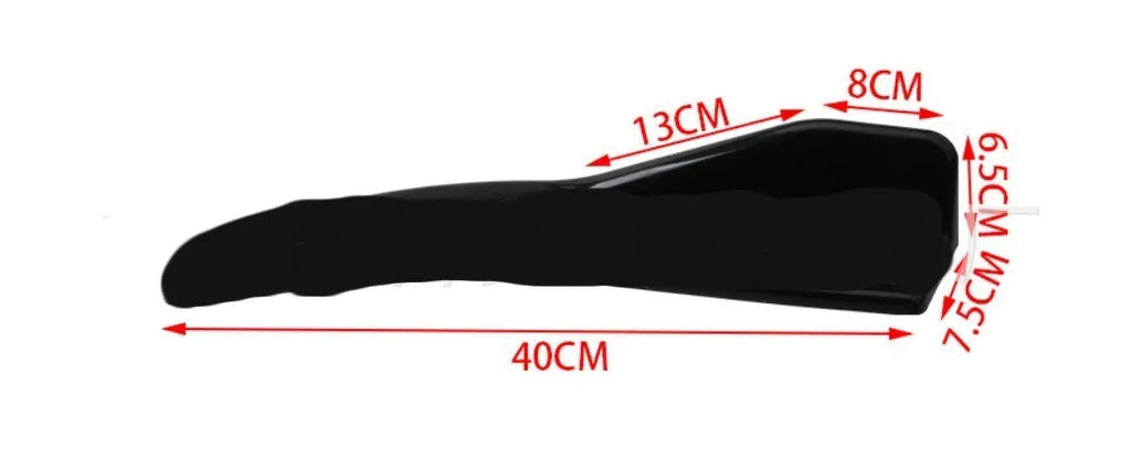 Car front and rear deflector light trim in carbon fibre finish for General Motors vehicles