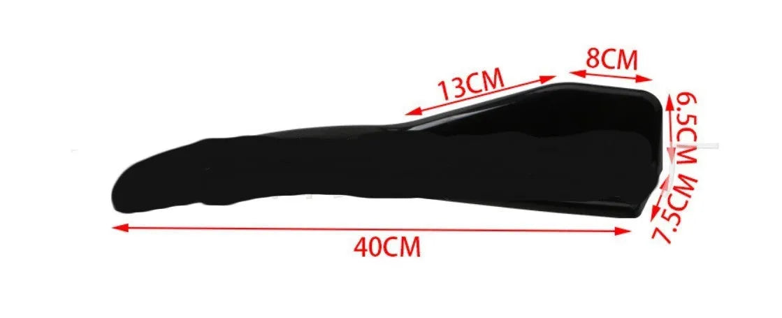 Car front and rear deflector light trim in carbon fibre finish for General Motors vehicles
