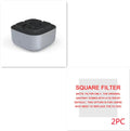 Battery powered smoke removal ashtray in starry sky green with anion purification and tray grooves for cigarette butts