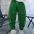 Men's loose fit cropped sports trousers in bamboo fibre, shown in blue colour.