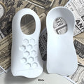 Varus correction arch support insole in white, black, and skin colour for flat feet.