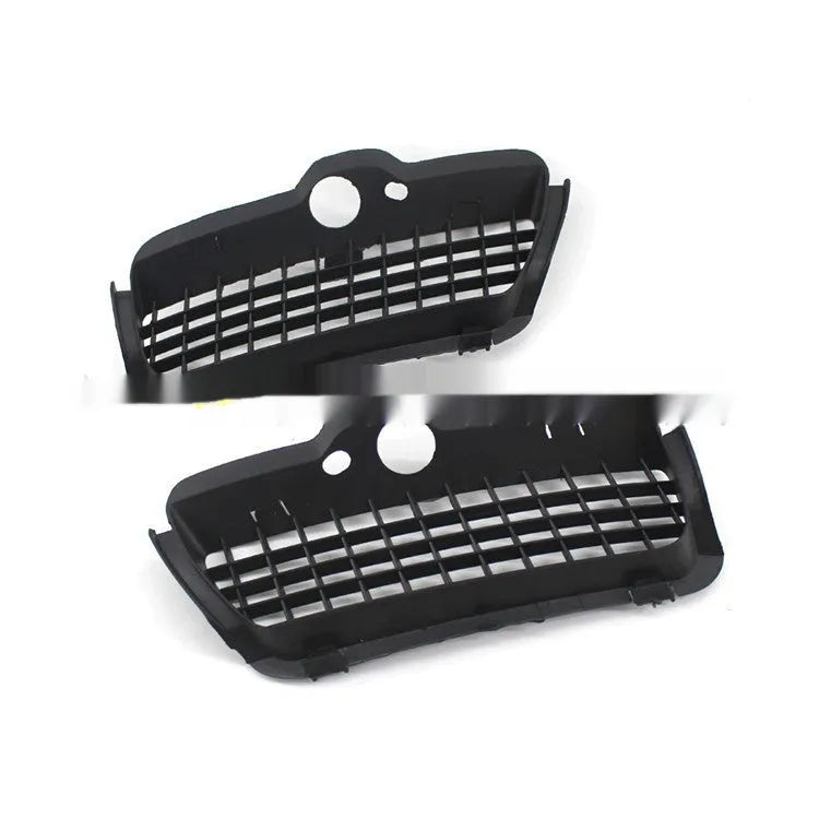 Pair of black ABS plastic fog lamp covers for Volkswagen Golf 3 front bumper