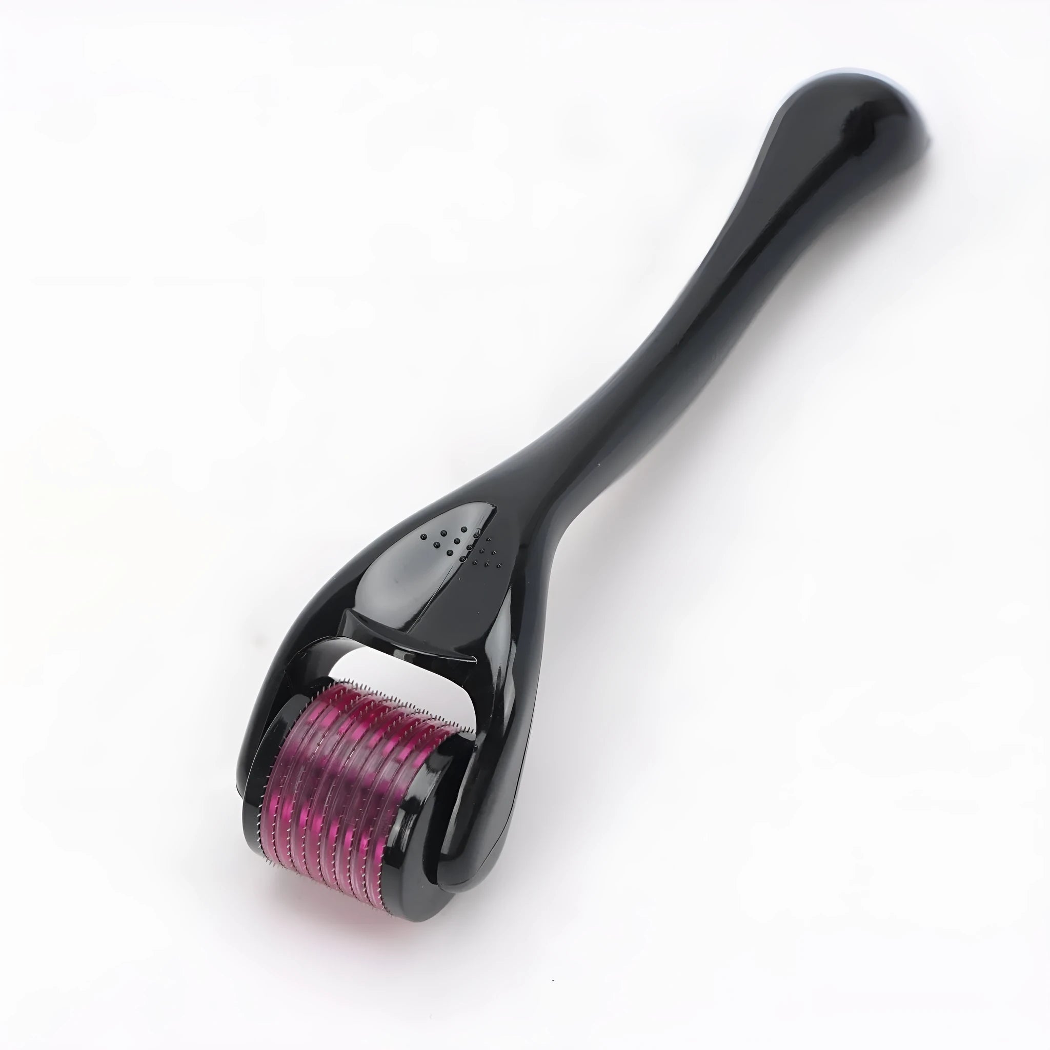 540 micro needle derma roller with adjustable size and multiple colour handle and wheel options