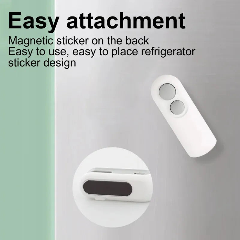 Handheld white heat sealer with magnetic back and Type-C USB charging port