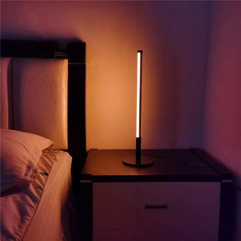 Black retro decorative atmosphere lamp with aluminium alloy body measuring 48.5cm tall