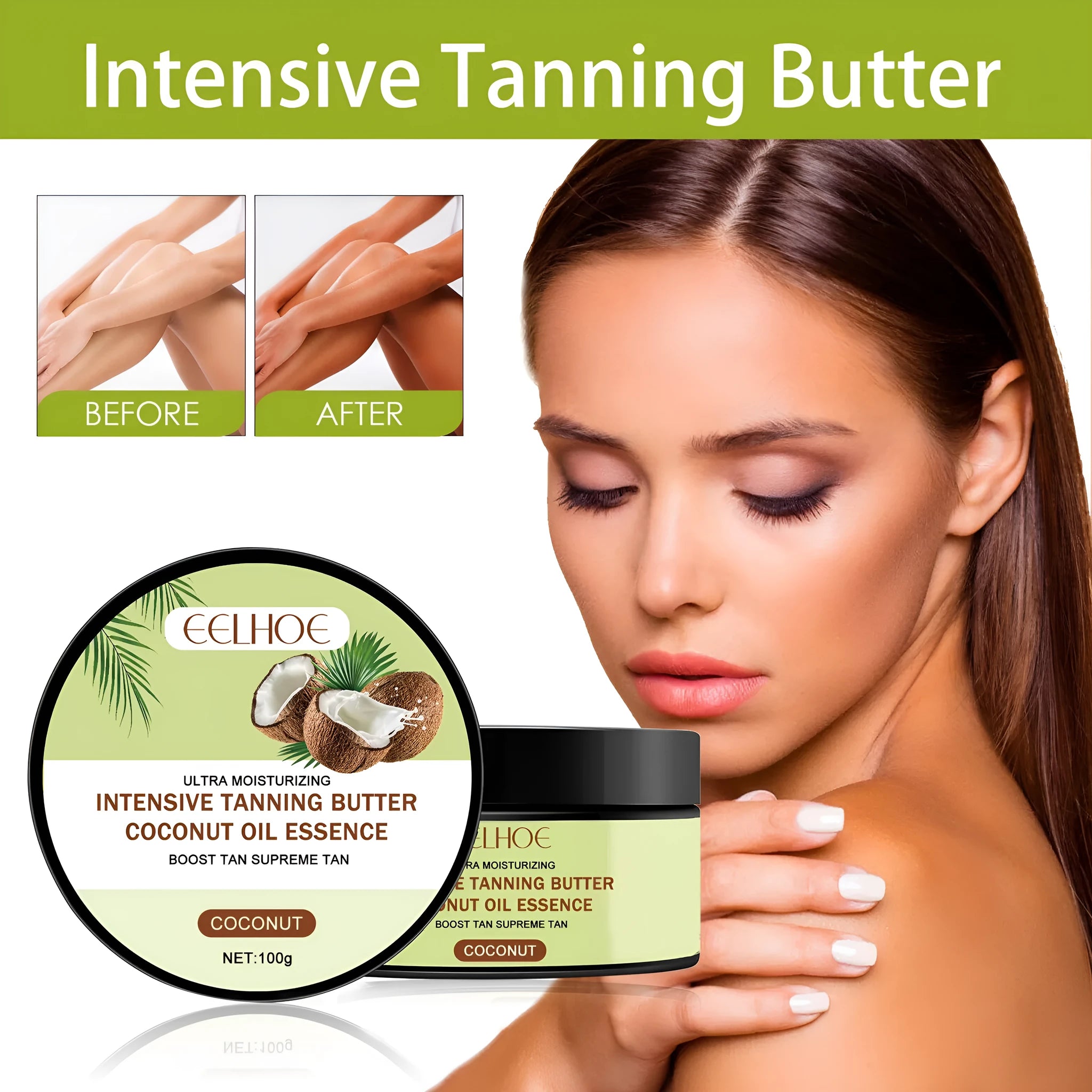 Coconut Help Black Frost Even Help Outdoor blackening cream tube, 100g net content.