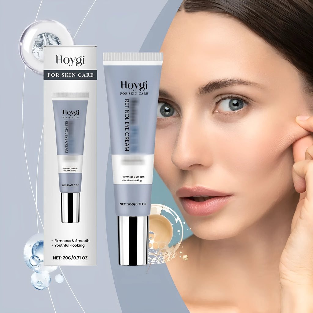Retinol eye cream in 12.1cm tube with 20g net content for eye area moisturising