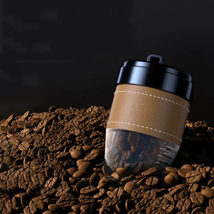 Coffee beans design car air freshener solid fragrance in plastic cup container